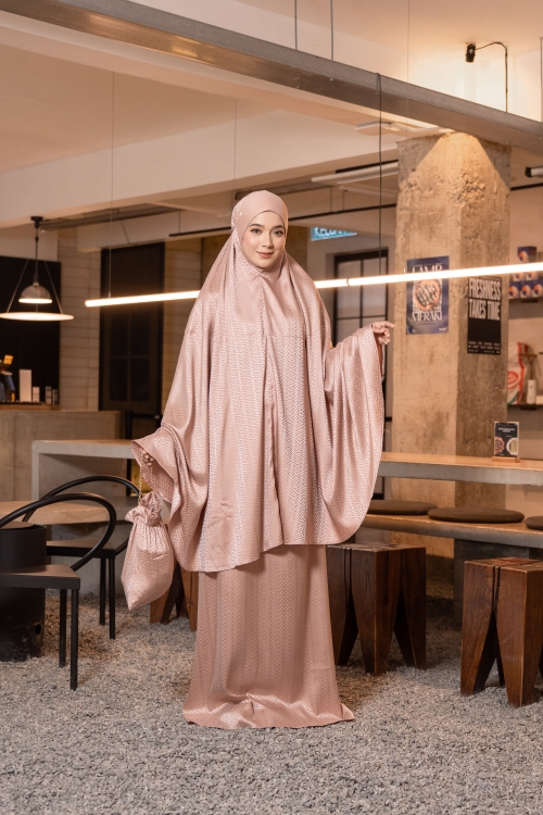 Telekung Aluna Soft Plum